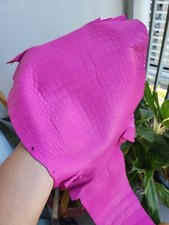 Taxidermia piel piel piel piel piel piel 100 % cuero genuino rosa de lujo - hecho a mano
