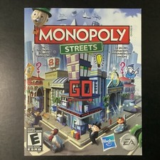 Monopoly Streets PS3 PlayStation 3 Instruction Manual Only