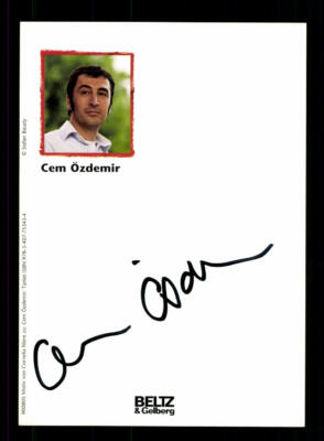 Cem Özdemir Bundesvorsitzender die Grünen 2008-2018 Signiert # BC 178354