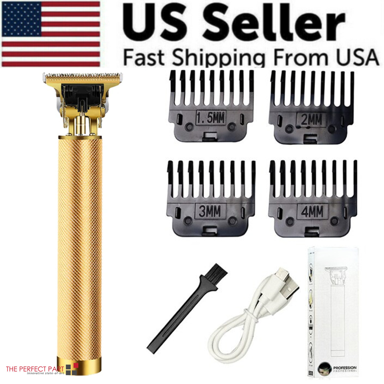 Professional Hair Clippers Trimmer Cutting Beard Cordless Ba