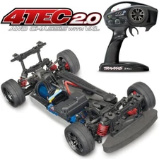 Traxxas 4-Tec 2.0 1/10 AWD VXL Brushless RTR Car Chassis w/TQi & TSM - FREE SHIP
