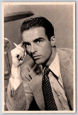 Postcard Montgomery Clift American Actor Cigarette Academy Award Nominee