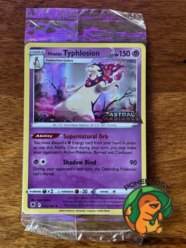 Hisuian Typhlosion | 052/189 | Astral Radiance | SEALED | MINT | Pokemon Card - Picture 1 of 3