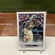 Lucius Fox RC 2022 Topps UK Edition   Washington Nationals #180