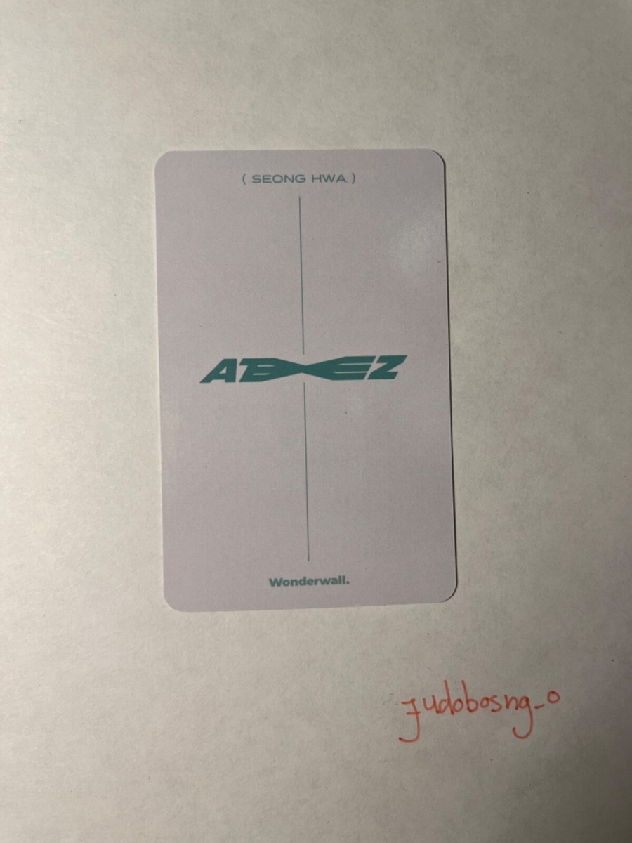 Ateez Wonderwall Official Photocard Seonghwa | eBay