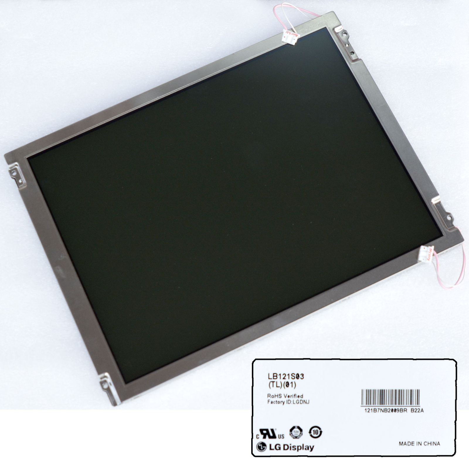 12.1"" 30.73Cm Display Panel LB121S03-TL01 800X600 60Hz TFT-LCD CCFL 20 Pin M884