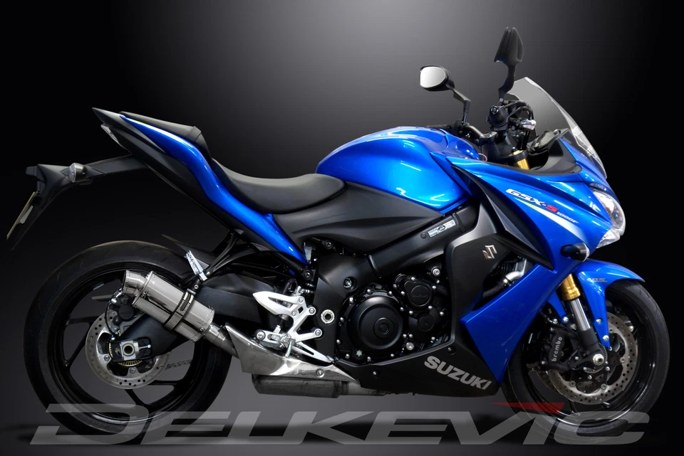 Suzuki GSX-S1000 2016-2024 Kit de silenciador de escape de acero inoxidable ovalado de 9" deslizable Foto 4 de 4