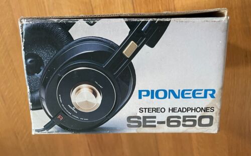 NOS Vintage Pioneer headphones se 650 - Picture 2 of 12