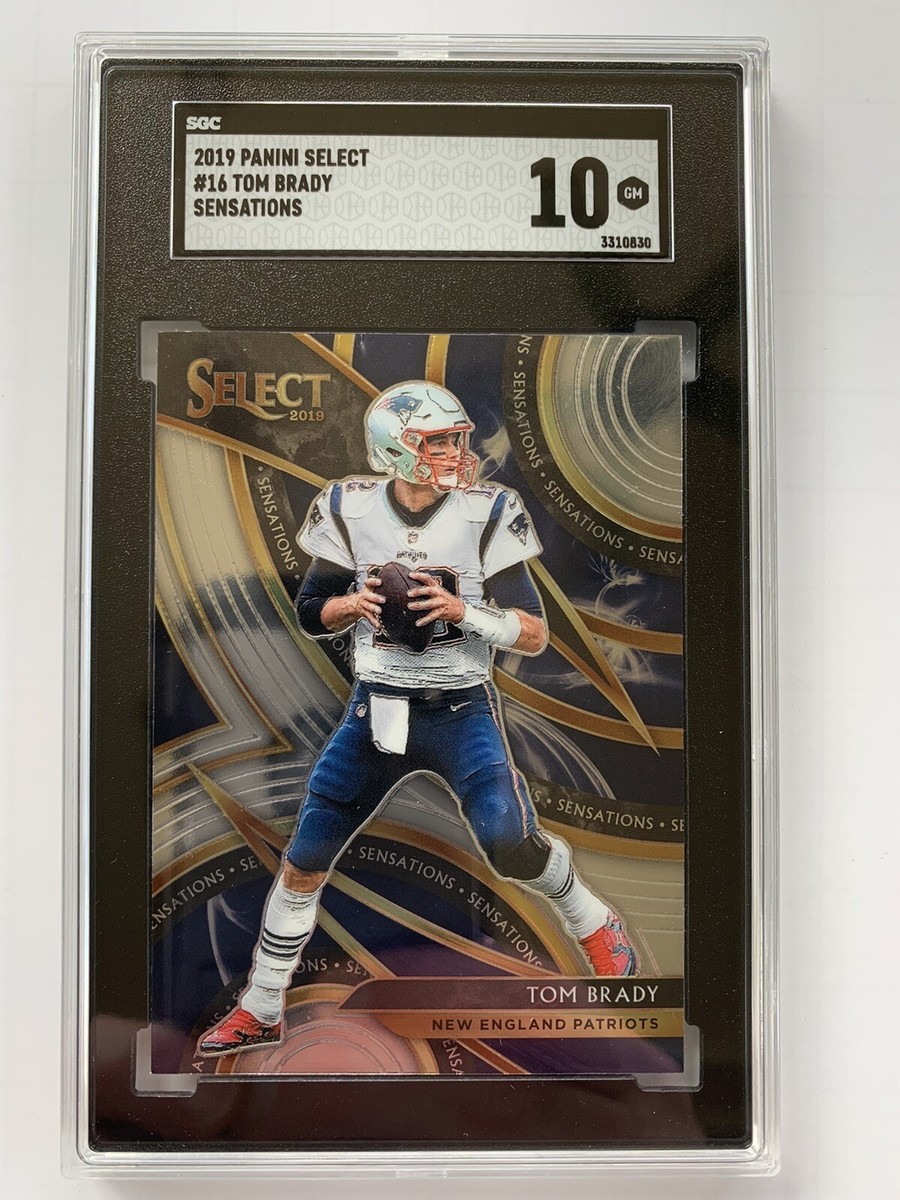 2019 Tom Brady Panini Select Sensations GEM MINT 10 | eBay