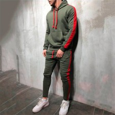 Mens Sweatsuits 2 Piece Tracksuit Sets Casual Pants Jogging Suits