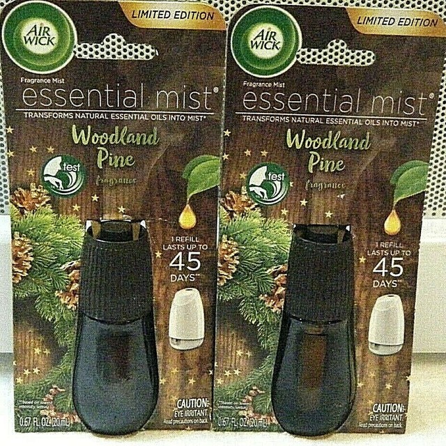 Air Wick Essential Mist Diffuser Fresh Pine & Juniper, 0.67oz for