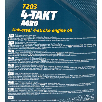 Olio Motore Per 4-takt Trattore Tosaerba Agro SAE 30
