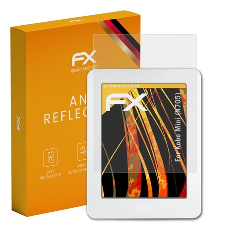 atFoliX 2x Screen Protection Film for Kobo Mini (N705) matt&shockproof - 第 1/8 張圖片