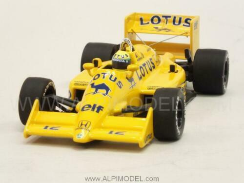Modèle Réduit Lotus F1 98T Renault Turbo #12 Ayrton Senna 1986 - Minichamps 1:43 - Neuf