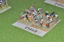 15mm renaissance / german - lansknecht halberds & swords 18 figs - inf (89803)