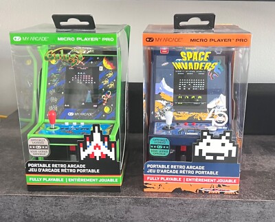 My Arcade Micro Player Pro Galaga Galaxian Or Space Invaders - Retro Portable