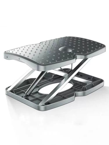 Office Home Footplate Lift Footstool Engineering Footstool Footrest With - Picture 6 of 14
