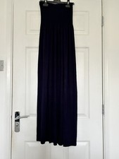 Navy Stretch Strapless Maxi Dress Size S/M