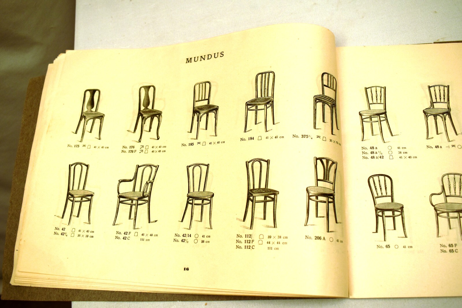 Antique Rare Mundus Furniture Thonet Bentwood Furniture Price Catalogue  Genuine | eBay