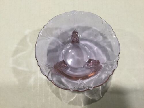 Elegante taza de tuerca de vidrio Heisey Alexandrite de 3" - Imagen 3 de 6