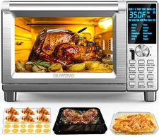 Nuwave Bravo Air Fryer Smart Oven,12-in-1 Countertop,30-QT XL Capacity,50°-500°F