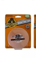 Gorilla Tough & Clear Double Sided Adhesive Mounting Tape, 1" x 150"