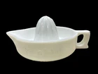Vintage Sunkist Milk Glass Juicer MADE IN THE U.S.A Orange Lemon Juice Squeezer