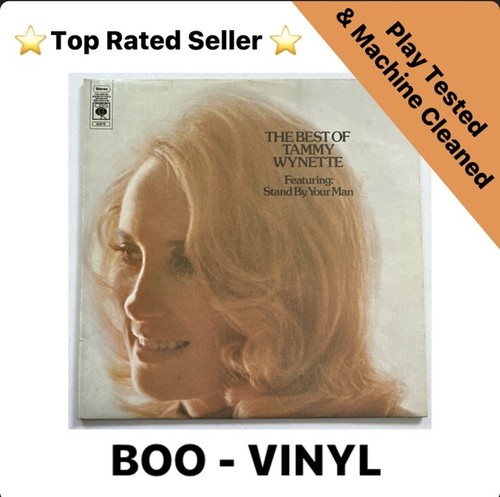 The Best Of Tammy Wynette Lp Vinyl Record S63758 1968  Vg+ / Vg+ Condition - Imagen 1 de 6