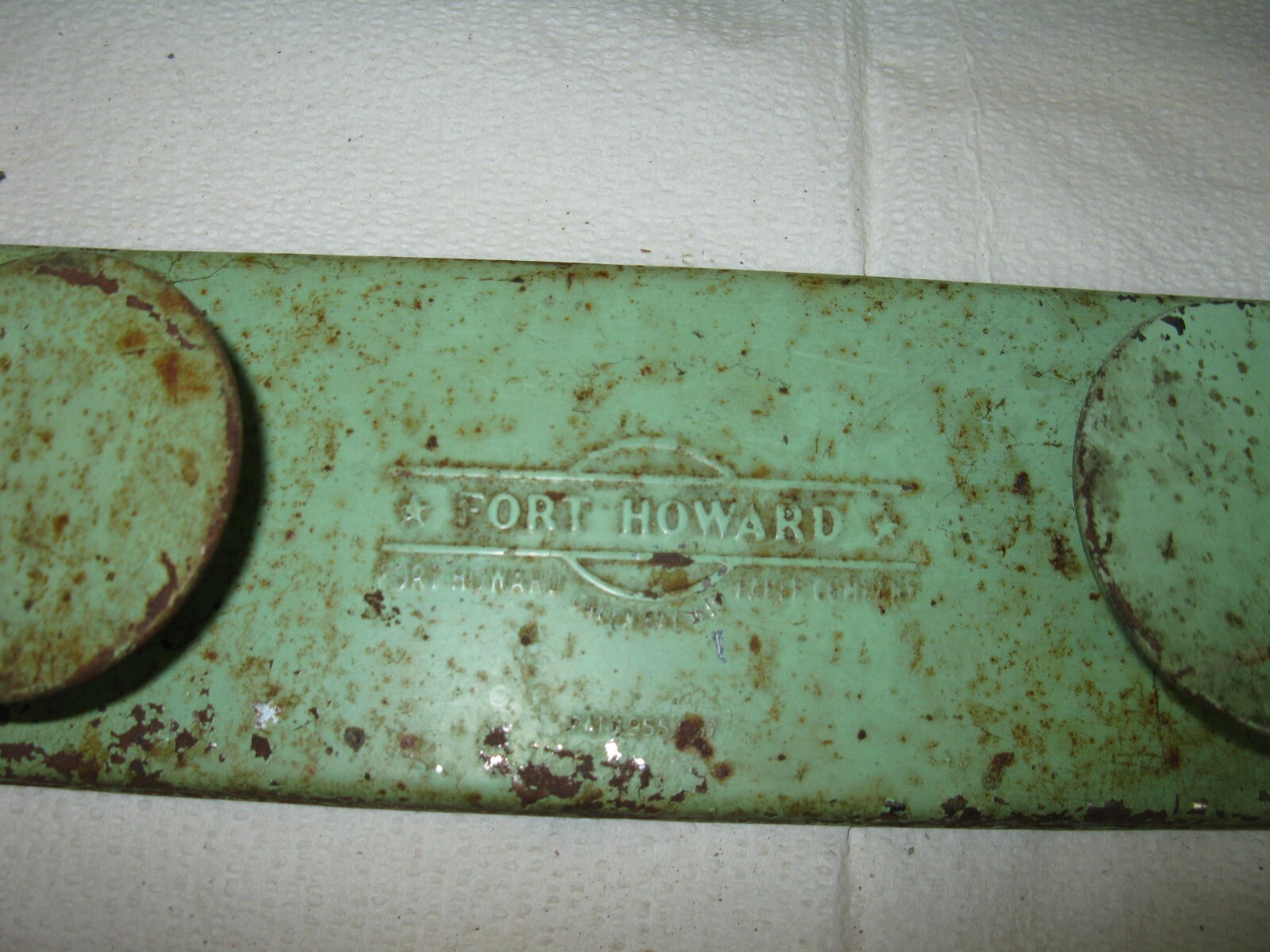 vintage Fort Howard Paper Company paper towel holder rustic eBay