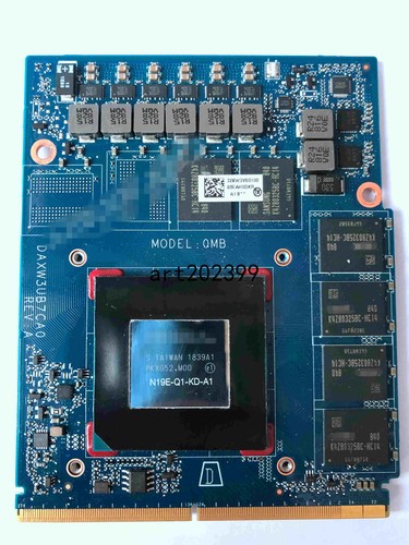 HP ZBook 17 G6 Nvidia Quadro RTX3000 RTX4000 RTX5000 6G 8G 16G GDDR6 VIDEO CARD - Picture 4 of 6