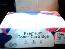 206A  Premium Toner Cartridge 4 pk., NIB expiration date 28/8/2024 m25dw/282/283