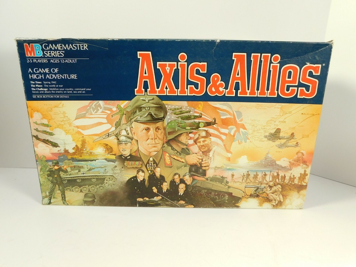 Axis & Allies Spring 1942 World at War Board Game Great Condition