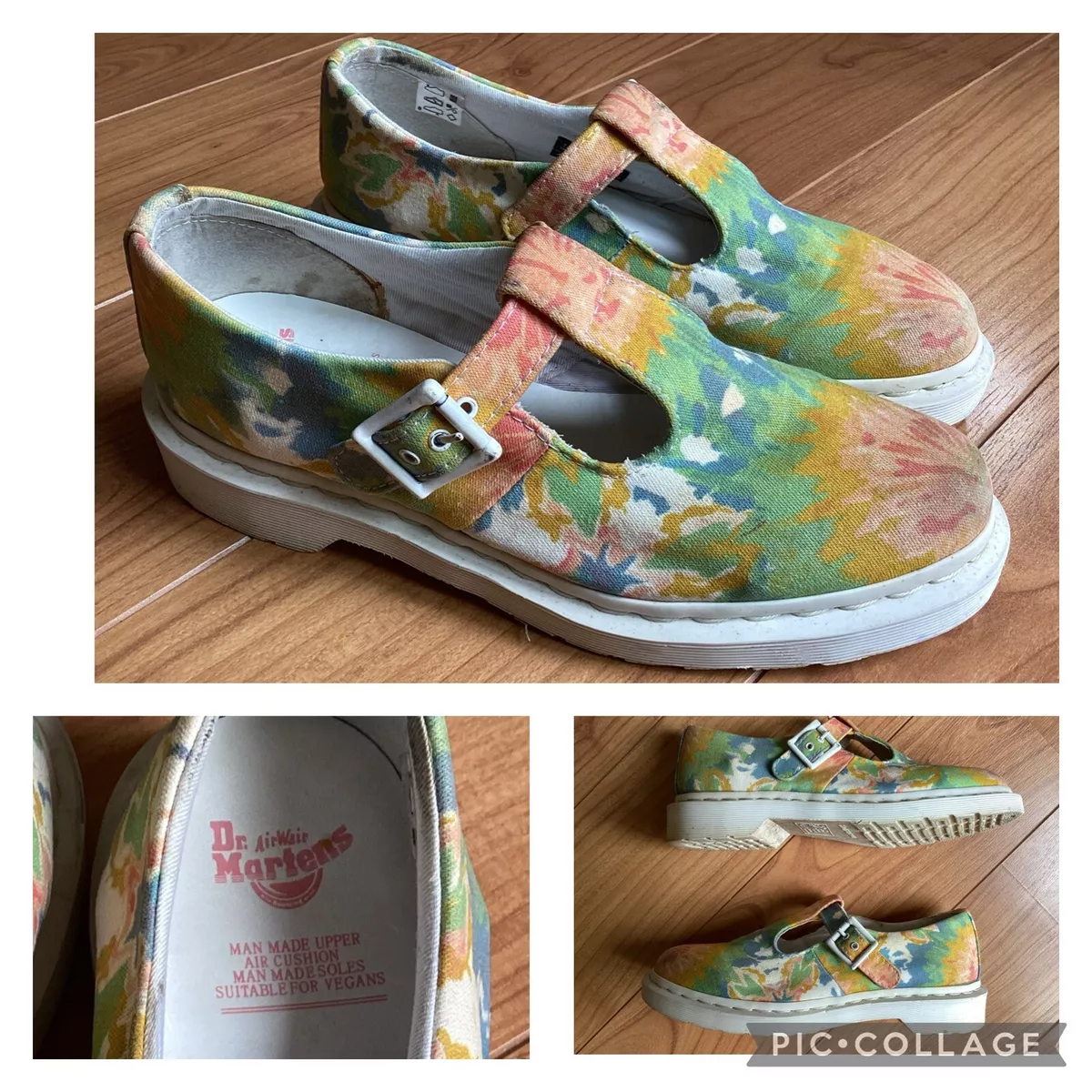 Dr martens polley sales floral
