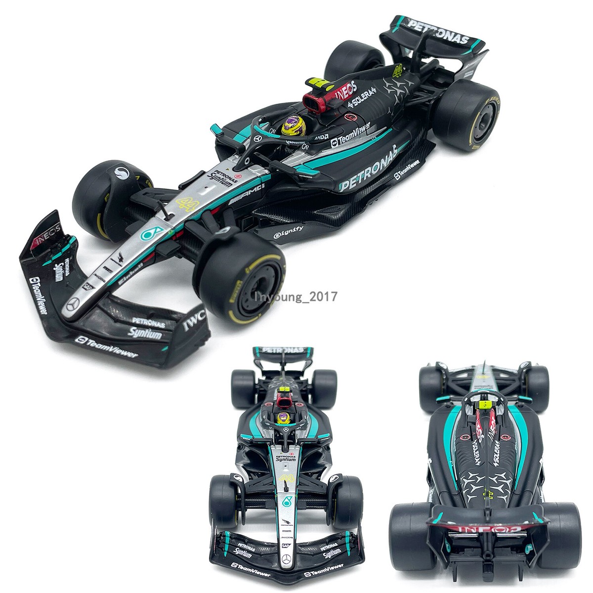 1/43 メルセデス AMG F1 W15 ハミルトン 2024 PMA Minichamps Mercedes-AMG W15 GP 2024 - Lewis Hamilton 1/43