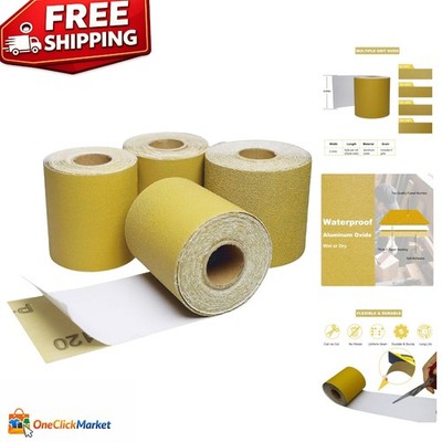 Sandpaper Roll 20 Yards Grit 80 120 220 320 Self Adhesive for Wood Auto Home