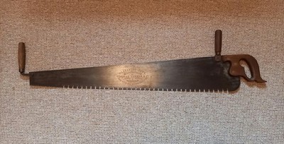 Vintage Thomas Turner & Co Zugabe Zwei Mann Kappsäge Holz Ex Vint Zustand