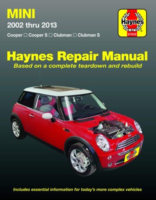 Mini Cooper Clubman And S Models Shop Service Repair Manual Haynes Chilton