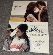Sense And Sensibility Signed Cast 12x18 Photo x3 Herbert Nordrum Caitriona Balfe
