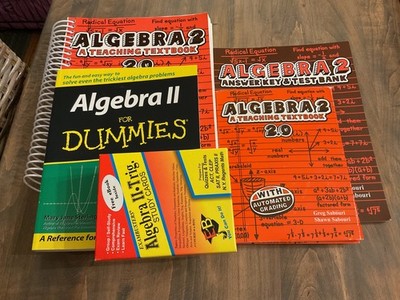 Teaching Textbook Algebra2: Text & Tests/key, Free bonus disks, flashcards, wkbk