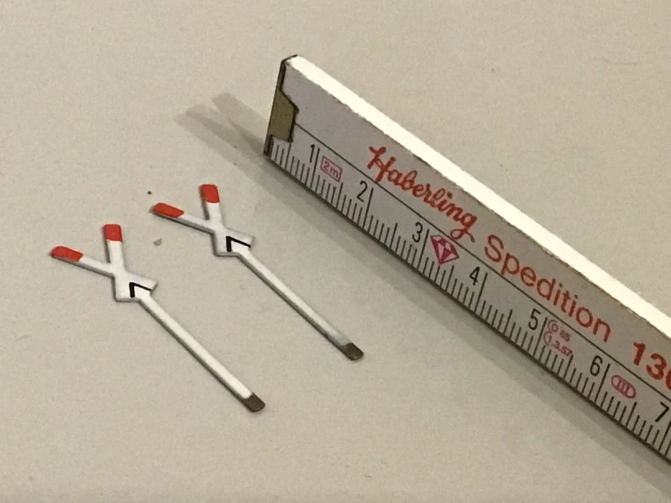 H0 DDR   Andreaskreuze, Metall