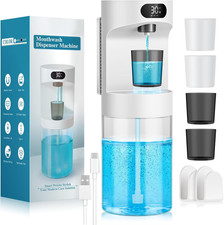 Automatic Mouthwash Dispenser for Bathroom,20.29 Oz Touchless Electric Mouth Was