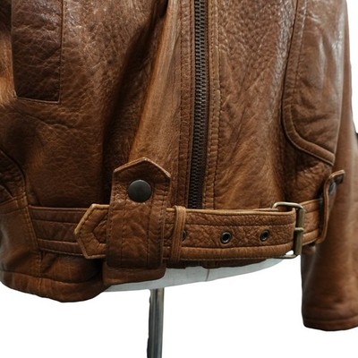 も*じ様 tarp vintage購入　GIORGIO ARMANI レザージャ 90s GIORGIO ARMANI LAMB LEATHER RIDERS JACKET Size:40 VINTAGE