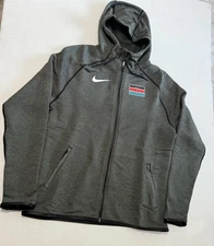Nike Pro Elite Kenya Team Track Jacket Woven Tech Fleece Men’s Large Gray CT4104