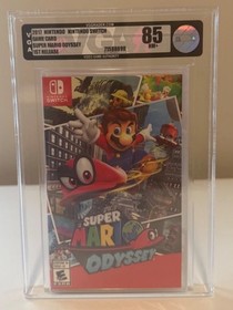 Super Mario Odyssey (Nintendo Switch) VGA 85 Sealed First Print not WATA CGC