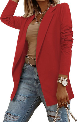 NEW CRAZY GRID Blazer, Women s Extra Large XL Red Business Casual Jacket Fashion