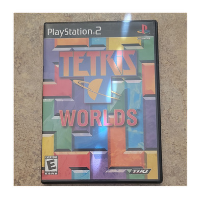 THQ Tetris Worlds Puzzle Manual PS2 E-Everyone NTSC-U/C Tetris Series