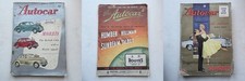 3x Vintage The Autocar Magazines 1938?1958 | British Cars | Morris, Humber etc