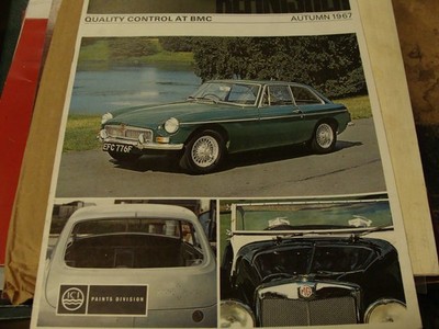 British Motor Corporation Quality control brochure