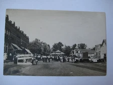 Dumont Iowa Postcard, Main Street RPPC, Festival