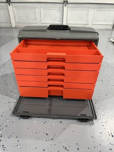 Flambeau 22060 Adventurer Tackle Box, Utility Tool Box 6 Drawer Heavy Duty - Picture 7 of 12